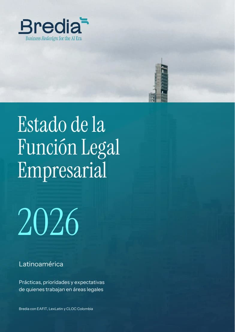 Portada del Estado de la Función Legal Empresarial 2026